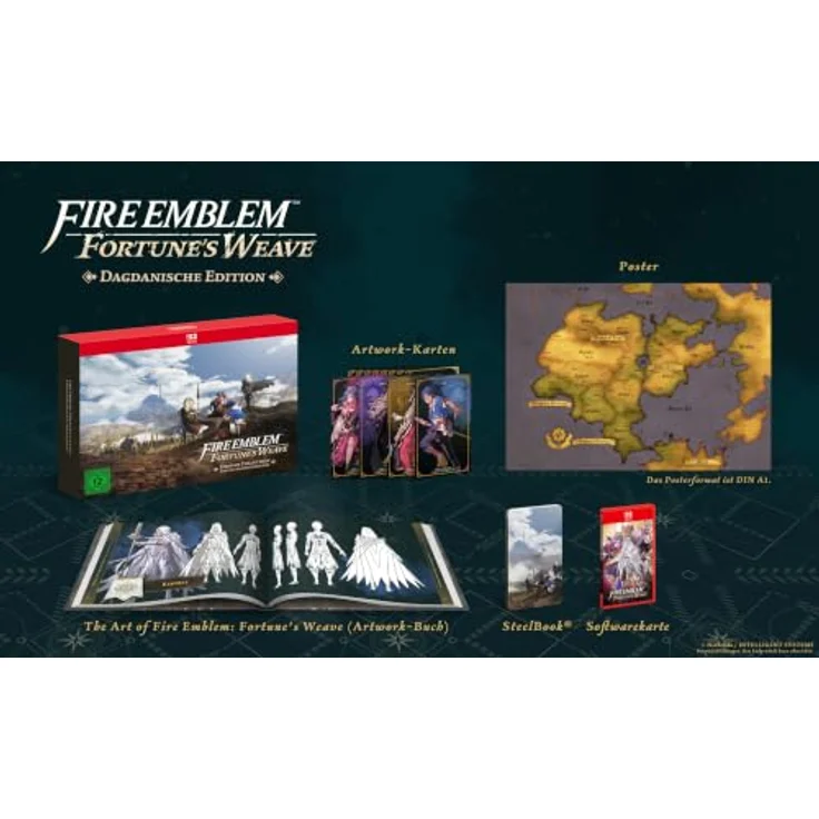 Nintendo SW2 FIRE EMBLEM FORTUNES WEAVE DAGDANISCHE ED. - Basisspiel mit Steelbook-Hülle, Artwork-Karten, Poster und Artwork-Buch für Nintendo Switch 2 – Bild 2