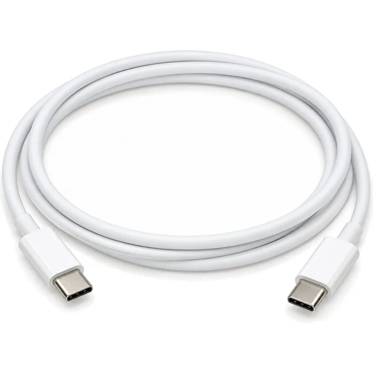 Ventarent USB-C Kabel für Apple iPhone 15-18 & Samsung Galaxy, 200 cm, weiß, Lade- und Datenkabel
