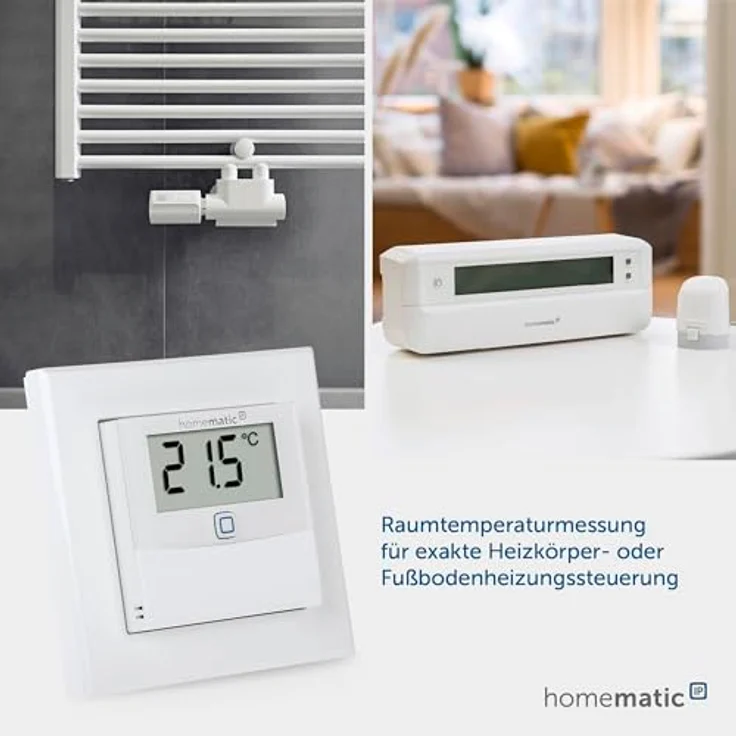 Homematic IP Temperatur- und Luftfeuchtigkeitssensor mit Display – innen (HmIP-STHD) – Bild 5