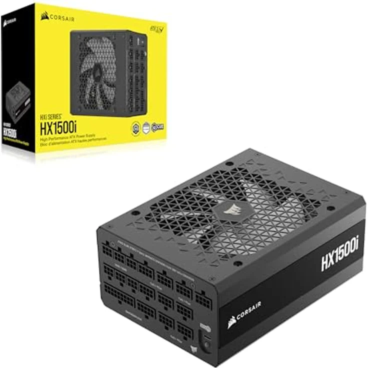 Corsair HXi Series HX1500i Netzteil 80 PLUS Platinum, modular, 1.500 Watt, schwarz, Cybenetics-Platinum zertifiziert – Bild 9