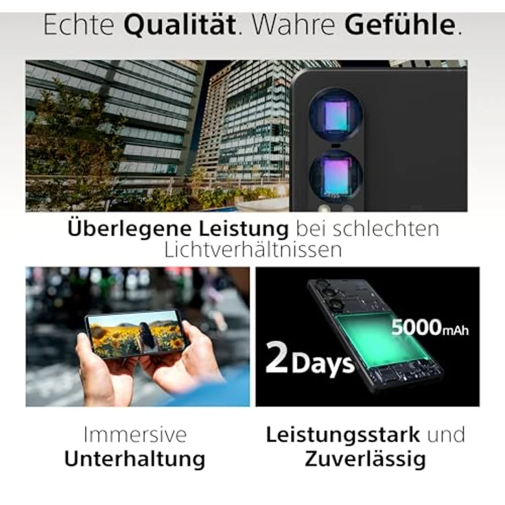 Sony Xperia 1 VII, 6,5" FHD+ HDR OLED Smartphone mit Dreifachobjektiv, 120Hz, 3,5mm Audio und IP65/68, Dual SIM, Orchid Purple – Bild 4