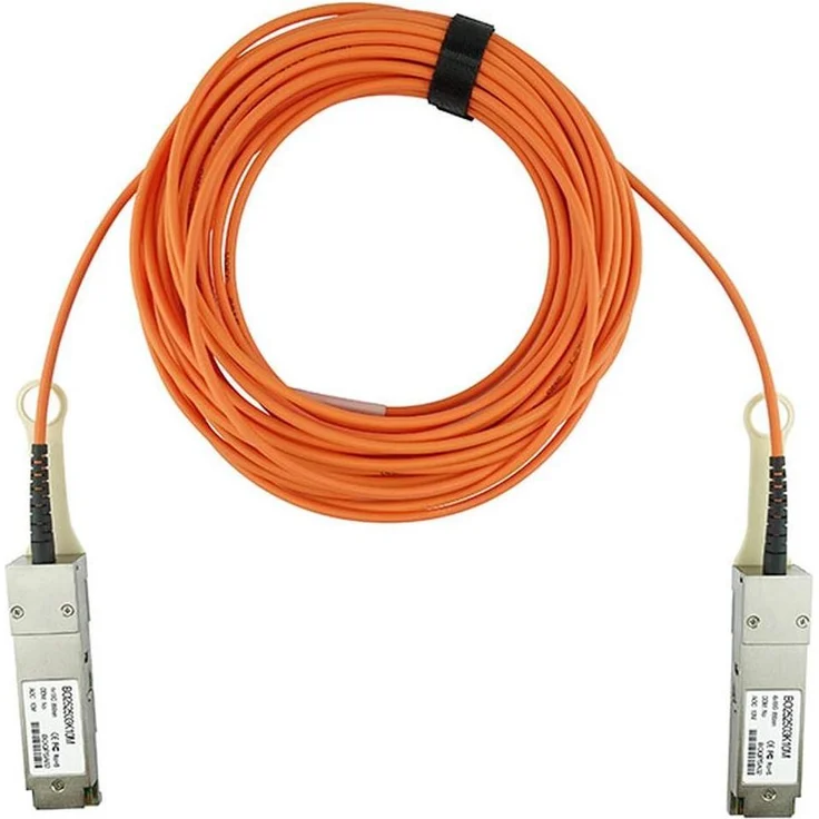 BlueOptics Supermicro QSFP-AOC-15M, Aktives Optisches Kabel, 40Gbit/s, QSFP zu QSFP, 15 Meter, Orange