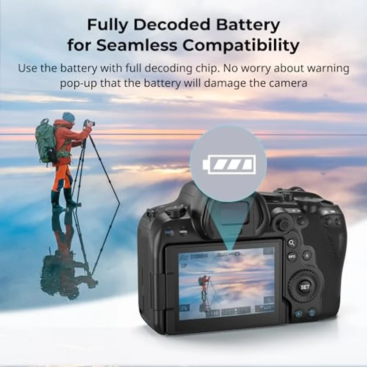 SMALLRIG DMW-BLK22 2520mAh USB-C Ersatzakku für Panasonic LUMIX GH5, S5, GH6, GH7, S9, S9 II – Schnellladung in 2,5H, hohe Leistung ohne Memory-Effekt – Bild 5