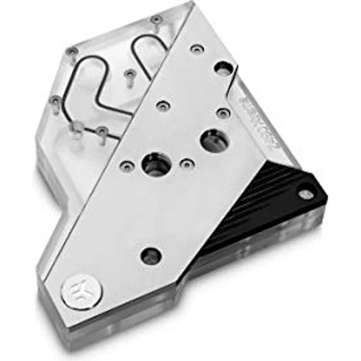 EKWB EK-Quantum Momentum Aorus Z490 Xtreme D-RGB, Monoblock CPU Wasserkühler mit transparentem Acryldeckel und vernickeltem Kupfer, Silber – Bild 3