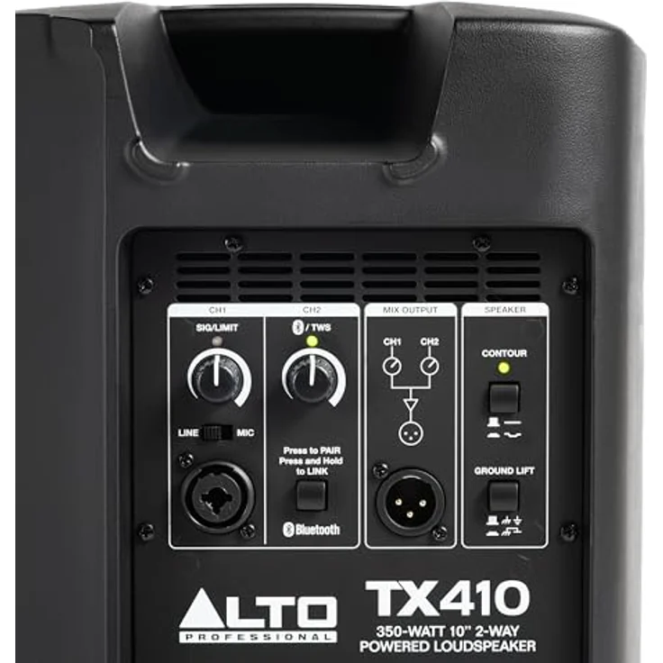 Alto Professional TX 410, Aktiver Standlautsprecher mit 350 W Class-D-Verstärker, Bluetooth und 10-Zoll Tieftöner – Bild 19