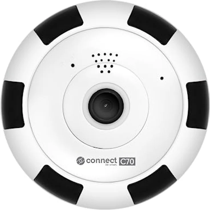 Krüger&Matz Überwachungskamera Indoor Wi-Fi Connect C70 KM2211 Tuya FishEye – Bild 2