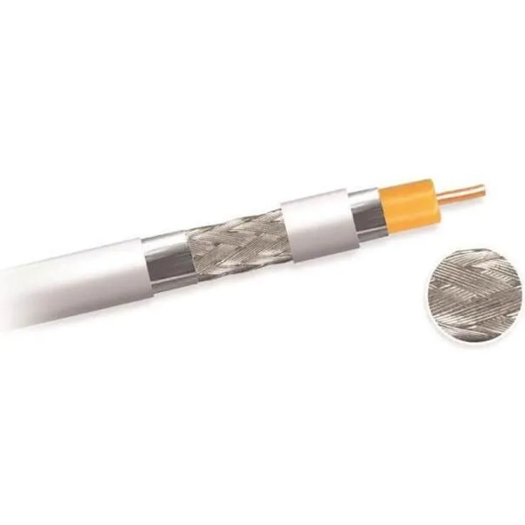Televes Preisner SK2000/250plus, 250m Koaxialkabel mit 135 dB Schirmungsmaß, weiß