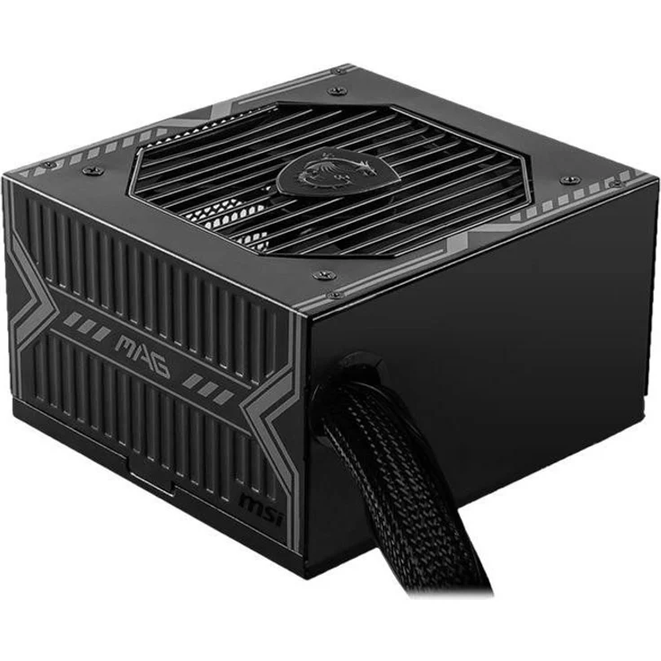 MSI MAG A650BN Netzteil (intern) PC-Netzteil mit 650 Watt Leistung und vollmodularer Bauweise, Bronze Effizienz, 120mm Lüfter - MSI