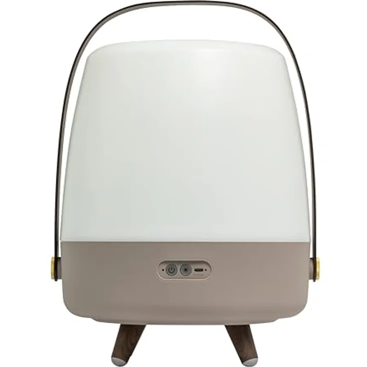 Kooduu - Lite-up Play Sound by Sound by JBL Lautsprecherlampe - Tragbar und Kabellos - Bluetooth-Verbindung und hochwertiger Klang, Erde Braun/Taupe