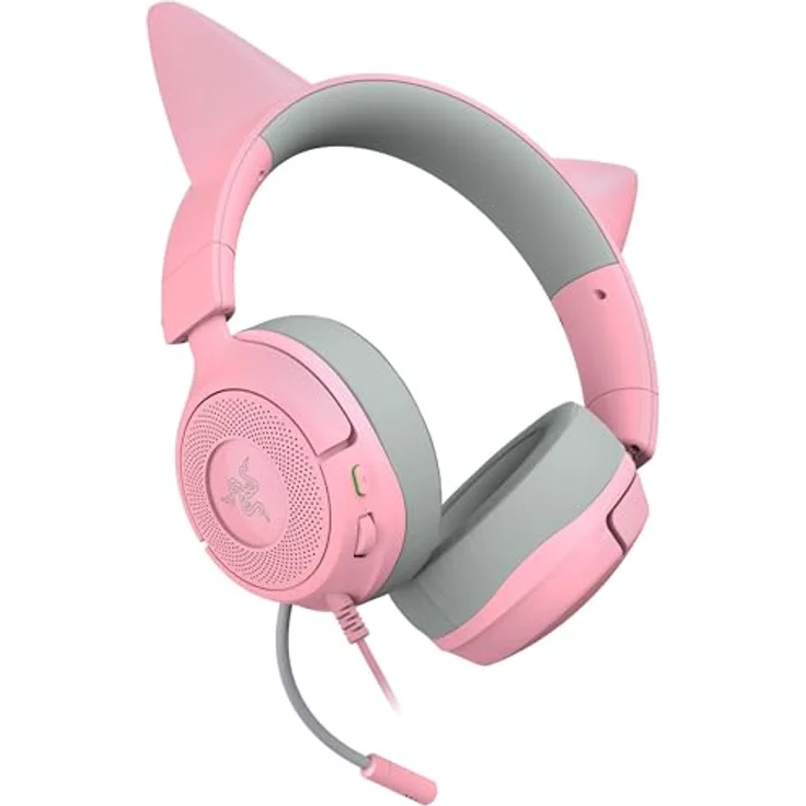 Razer Kraken Kitty V3 X, kabelgebundenes Gaming-Headset mit Over-Ear-Design, RGB-Beleuchtung und flexiblem Mikrofon, Rosa – Bild 8