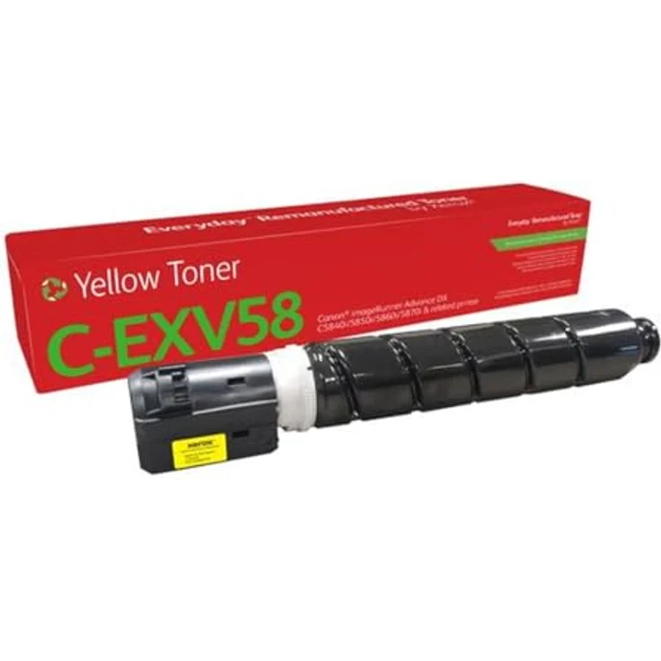 Xerox Everyday Remanufactured Toner Repl (Y), gelb, hohe Druckleistung bis zu 60.000 Seiten, kompatibel mit Canon-Druckern – Bild 1