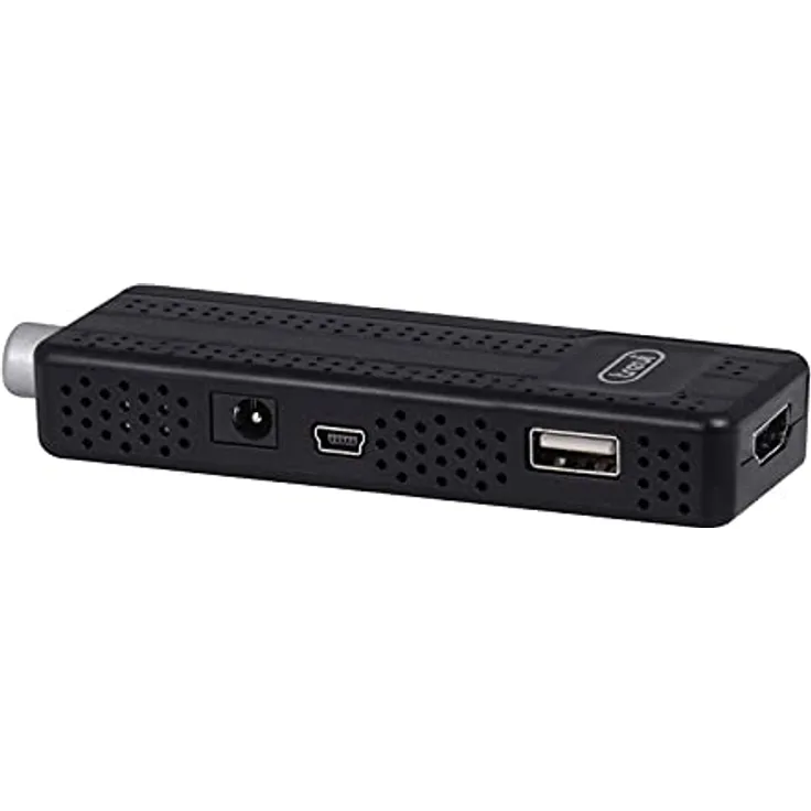 Trevi HE 3362 T2 HD Kabel Schwarz, DVB-T2 TV-Karte mit USB- und HDMI-Eingängen, kompakter Mini-Decoder