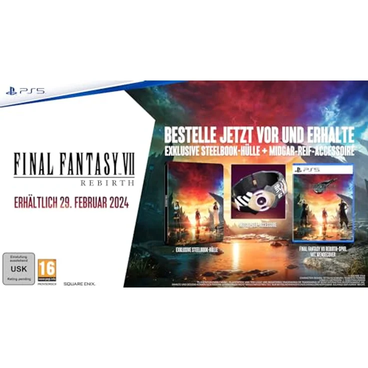 Final Fantasy VII Rebirth - Steelbook Edition (PlayStation 5) – Bild 1