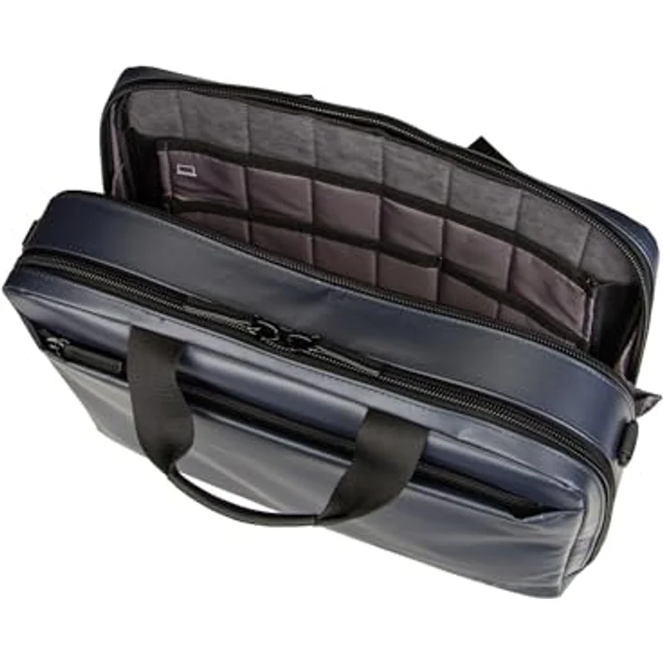 Jost Tolja Aktentasche 38 cm, Laptopfach für Notebooks, schwarzes Design – Bild 6