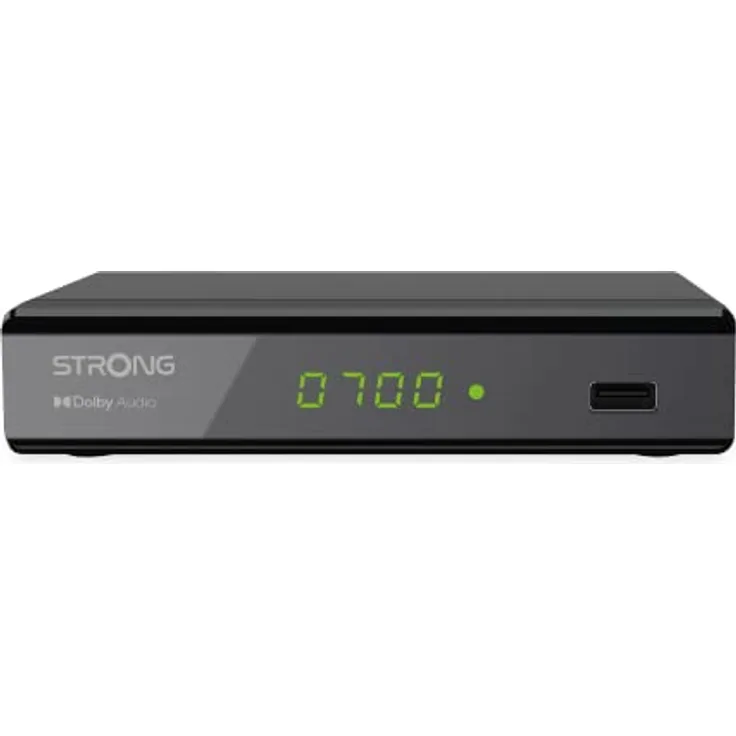Strong SRT 8119, Terrestrischer Digital-Decoder DVB-T2 HDMI mit HEVC265 Unterstützung, 400 Kanälen und EPG