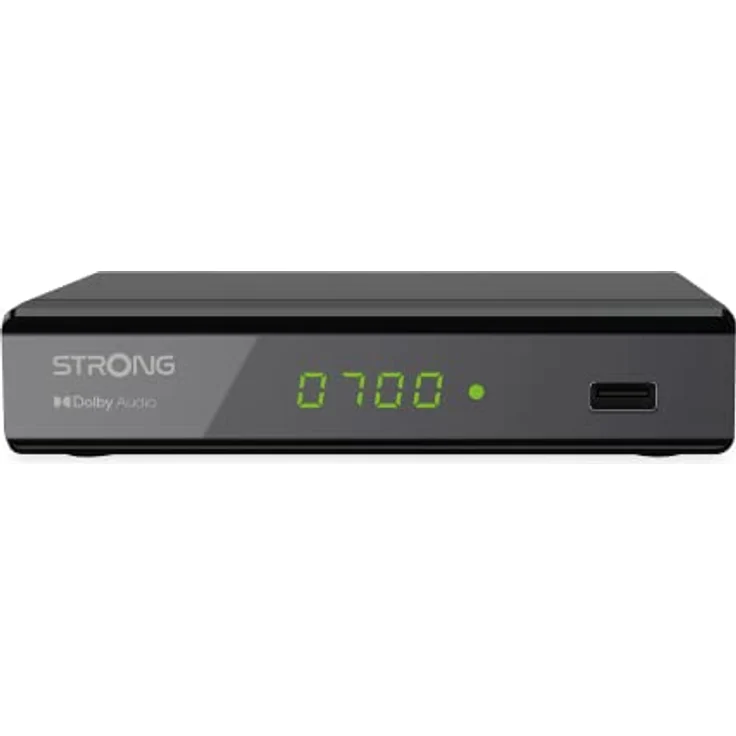 Strong SRT 8119, Terrestrischer Digital-Decoder DVB-T2 HDMI mit HEVC265 Unterstützung, 400 Kanälen und EPG – Bild 1