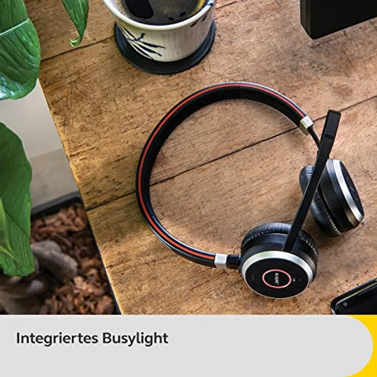 Jabra Headset Evolve 65 SE UC Mono USB Schwarz – Bild 5