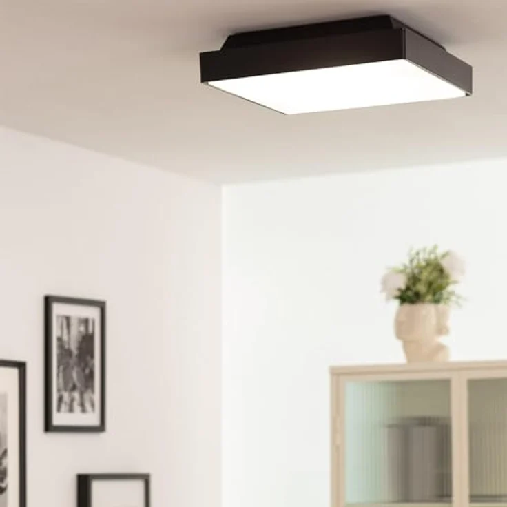 LEDKIA LIGHTING Leuchte Eckig für Aussen Julius IP65 Schwarz, Smarte Deckenbeleuchtung mit IP65 Schutz – Bild 3