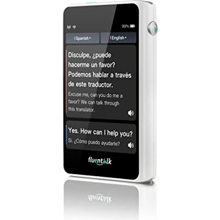 Timekettle Fluentalk T1 Mini Sprachübersetzer, Foto Übersetzer und Übersetzungsgerät ohne Internet, Unterstützung für 40 Sprachen, Übersetzer für freies Reisen – Bild 1