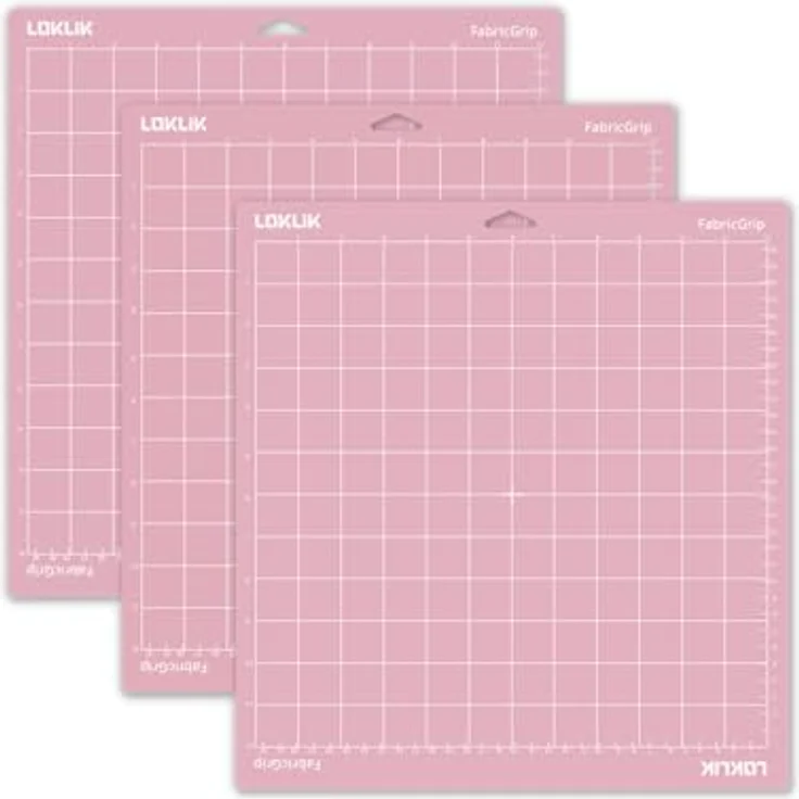 Loklik 3 St. Schneidematte Rosa, selbst regenerierende Schneidefläche, kompatibel mit Cricut- und Silhouette-Plottern – Bild 1