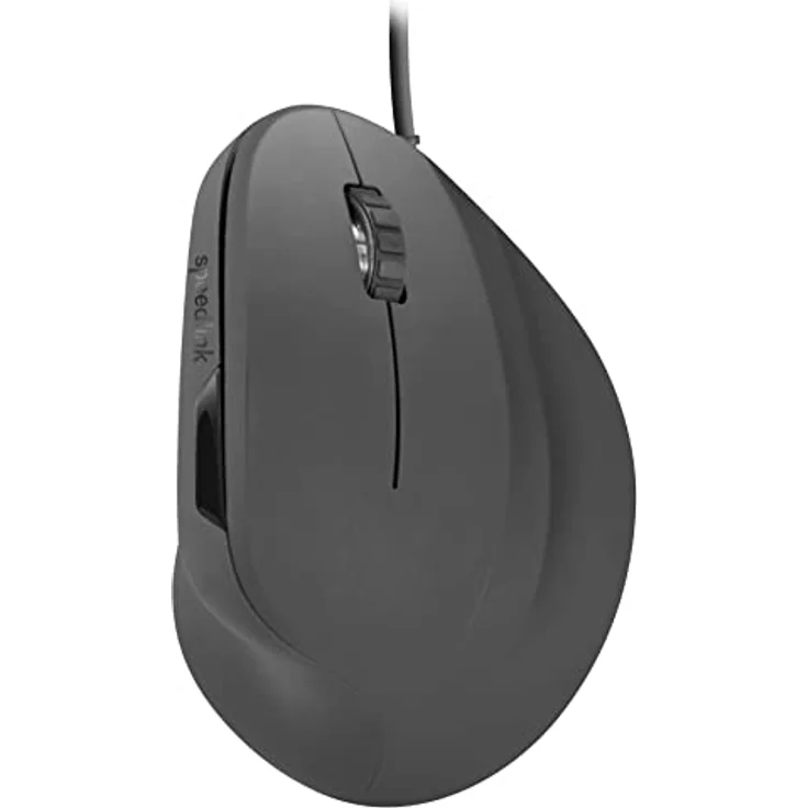 Speedlink PIAVO Ergonomic Vertical Mouse – kabel-gebundene ergonomische vertikale Maus mit USB-Anschluss, fürs Büro/Home Office, schwarz – Bild 2