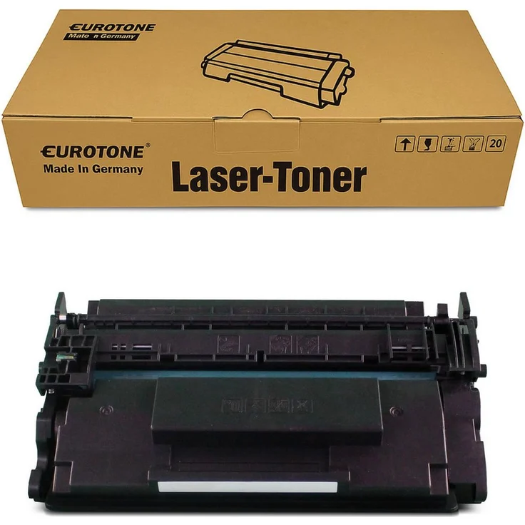 Eurotone Tonerkartusche CF226X, Schwarz, kompatibel für HP-Drucker, 9.000 Seiten Druckleistung, 1er-Pack