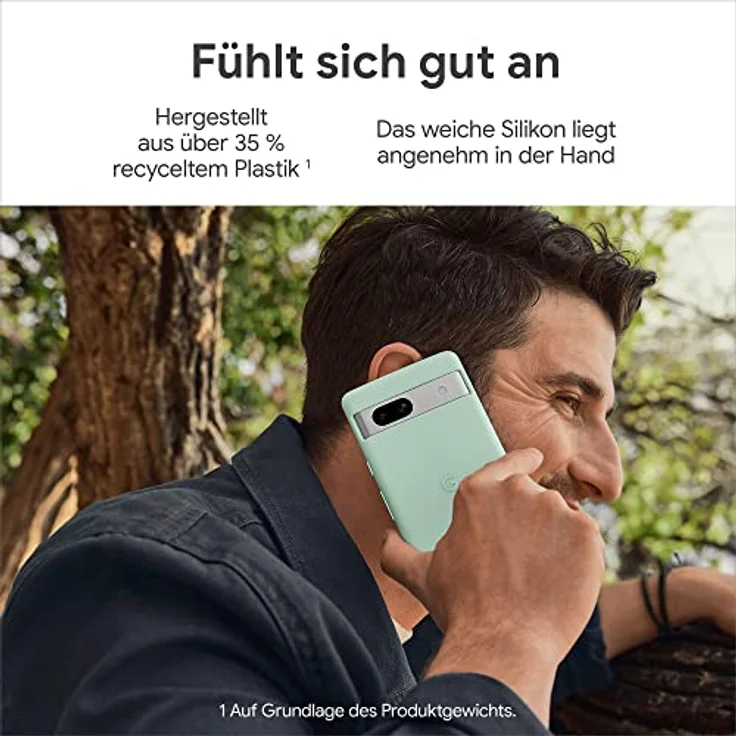 Google Pixel 7a Case – Langlebige Silikon-Schutzhülle für Android-Smartphone – Seafoam – Bild 4