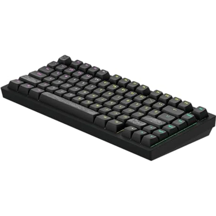 Dark Project ALU81A Terra Nostra, Kabelgebundene Mechanische Gaming-Tastatur mit G3MS Moonstone Schaltern, 75% Layout, RGB-Beleuchtung, Flex Gasket Mount, Aluminiumgehäuse – Bild 5