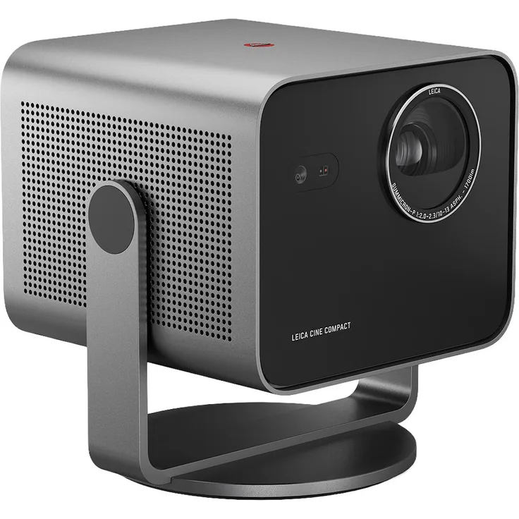Leica Cine Compact 1, 4K Beamer mit 360 Grad Rotationssystem, 1700 Lumen im Aluminiumgehäuse