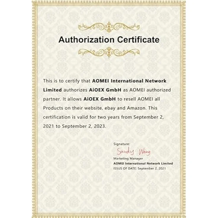 SerialCart AOMEI Backupper Professional Lifetime, Lizenzschlüsselkarte für 1 Windows PC, lebenslange Updates und Support – Bild 4