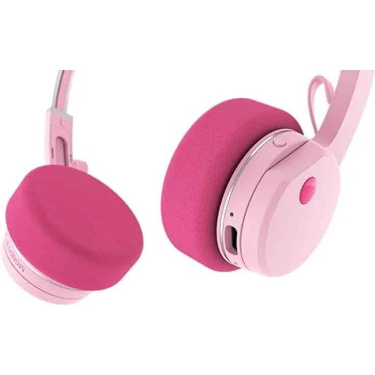 Mondo by Defunc On-Ear Kopfhörer, Kabellos mit 28 Stunden Akkulaufzeit, Bluetooth 5.3, Grey/Pink – Bild 5