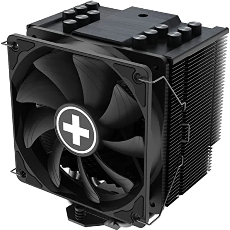Xilence M906 AMD und Intel CPU Kühler, AM5/AM4, LGA 2066/2011/1700/1200/1151/1150/1155/1156, 250W TDP, leiser 120mm FDB PWM Lüfter, optimal für hohe Kühlanforderungen im Gaming und Streaming, schwarz – Bild 3