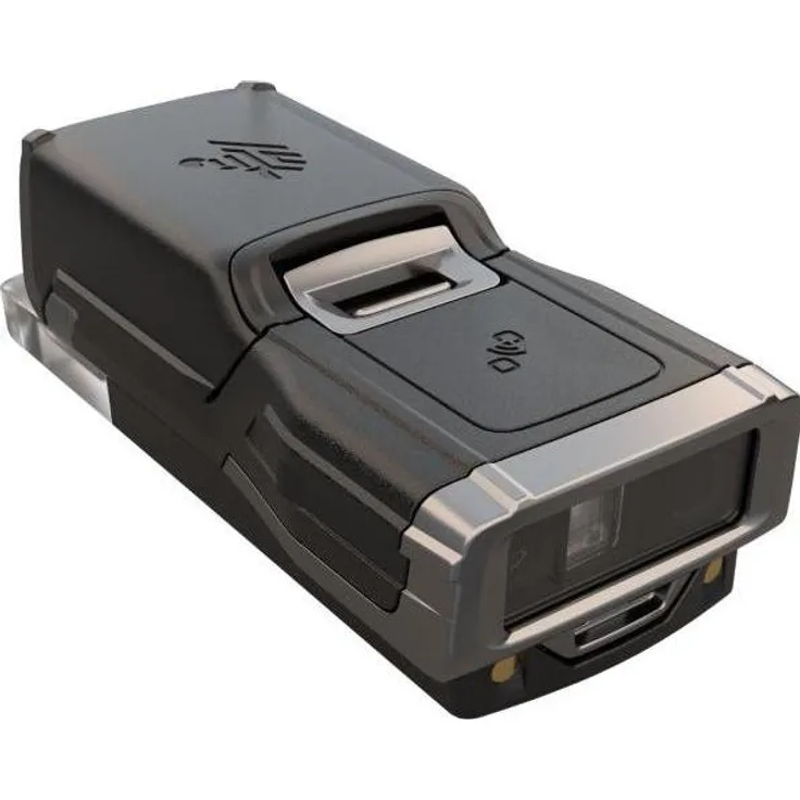 Zebra RS6100, Robuster Bluetooth-Ringscanner für 1D- und 2D-Barcodes, Gelb/Grau, ohne Akku und Ladestation