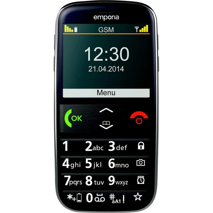 Emporia Euphoria V50 Großtastenhandy (beleuchtete Tasten Seniorenhandy), Schwarz – Bild 3
