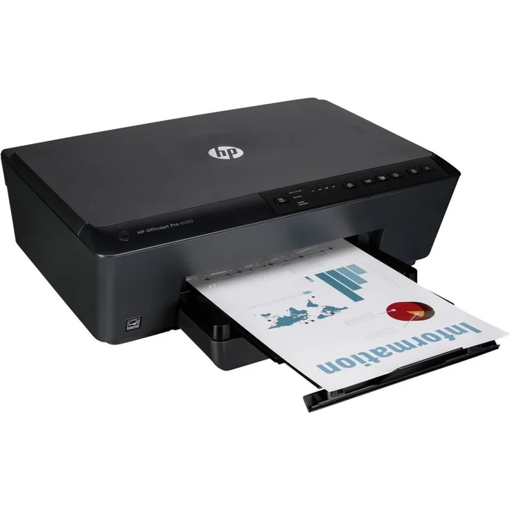 HP Officejet Pro 6230 ePrinter (A4, Drucker, USB 2.0, Ethernet, WiFi, 600 x 1200) schwarz – Bild 6