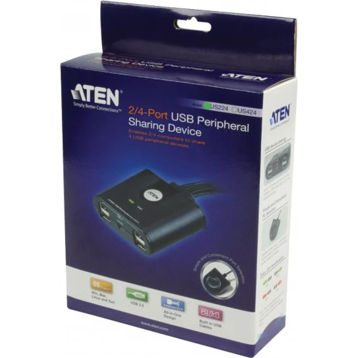 ATEN US224-AT Peripheral Switch (2-Port, USB 2.0) – Bild 4