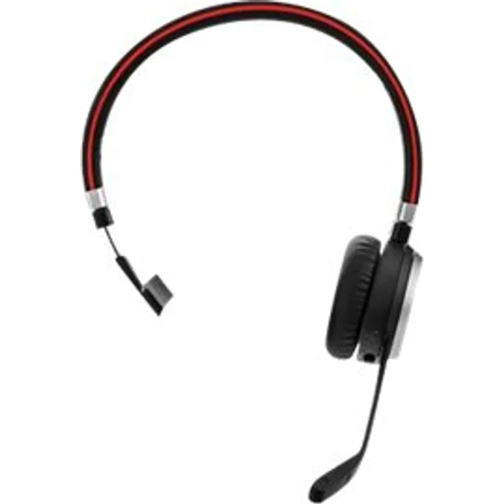 Jabra Evolve 65 Wireless Mono On-Ear Headset Unified Communications zertifizierte Kopfhörer mit langer Akkulaufzeit USB Bluetooth Adapter Schwarz – Bild 5