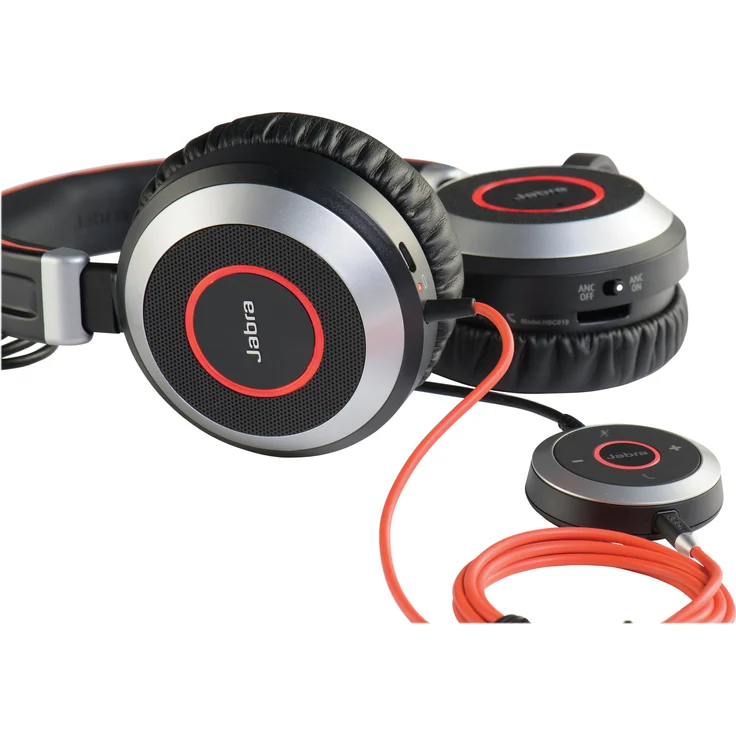 Jabra Evolve 40 MS Stereo Headset Microsoft zertifizierte Kopfhörer für VoIP Softphone mit passivem Noise-Cancelling USB-Kabel mit Anrufsteuerung Schwarz – Bild 9