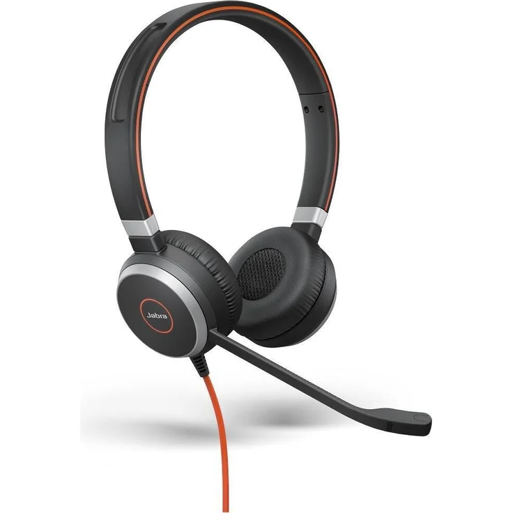 Jabra Evolve 40 MS Stereo Headset Microsoft zertifizierte Kopfhörer für VoIP Softphone mit passivem Noise-Cancelling USB-Kabel mit Anrufsteuerung Schwarz – Bild 7