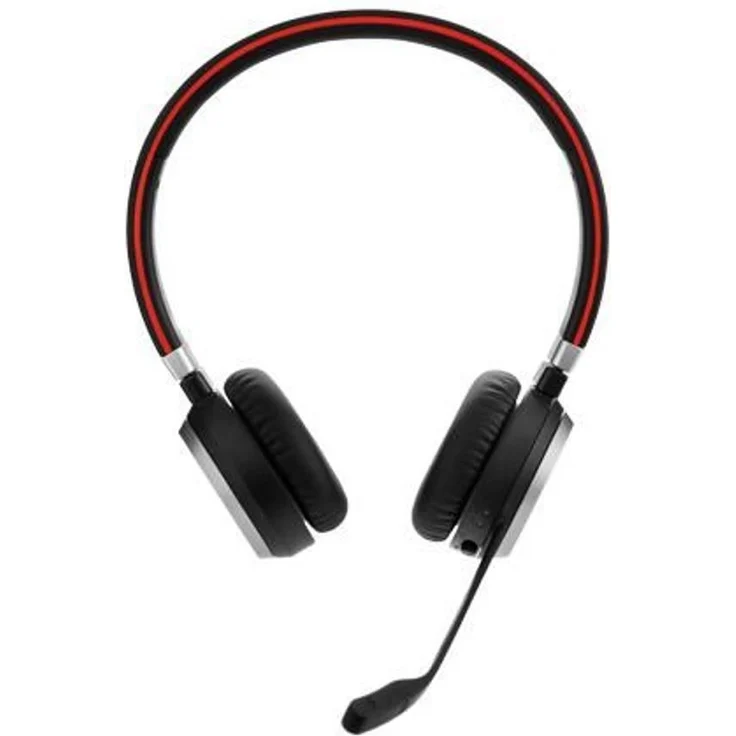 Jabra Evolve 65 Wireless Stereo On-Ear Headset, Unified Communications zertifizierte Kopfhörer mit langer Akkulaufzeit, USB Bluetooth Adapter, VoIP-Headset, schwarz – Bild 11