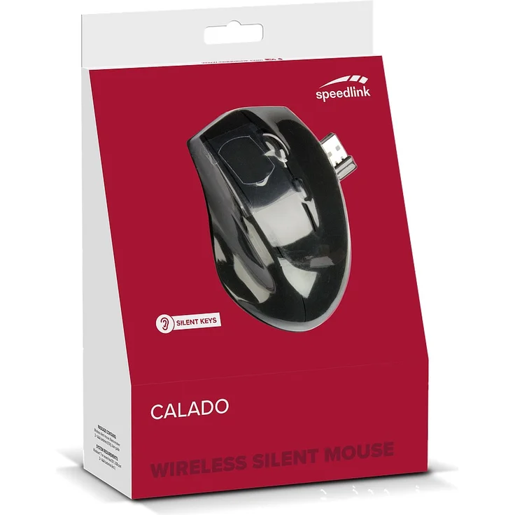 Speedlink CALADO Silent Mouse - Leise und Kabellose Maus für Büro, Home Office und Gaming - schwarz – Bild 3
