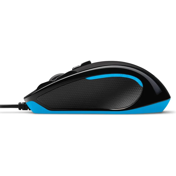 Logitech G300s Gaming Maus, 2500 DPI Sensor, USB-Anschluss, RGB-Beleuchtung, 9 Programmierbare Tasten, Taste zur DPI-Umschaltung, Benutzerdefinierte Spielprofile, Leichtgewicht, PC-Mac – Bild 3