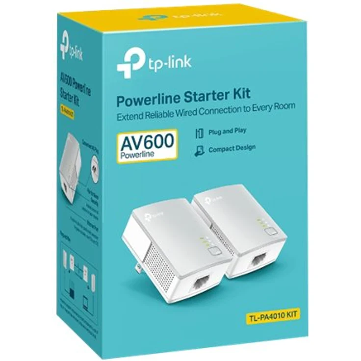 TP-Link TL-PA4010 KIT Powerline Adapter (600Mbit-s Powerline, 1x10-100Mbit-s-Ethernet-Port, energiesparend, kompatibel zu allen gängigen Powerline Adaptern) weiß – Bild 5