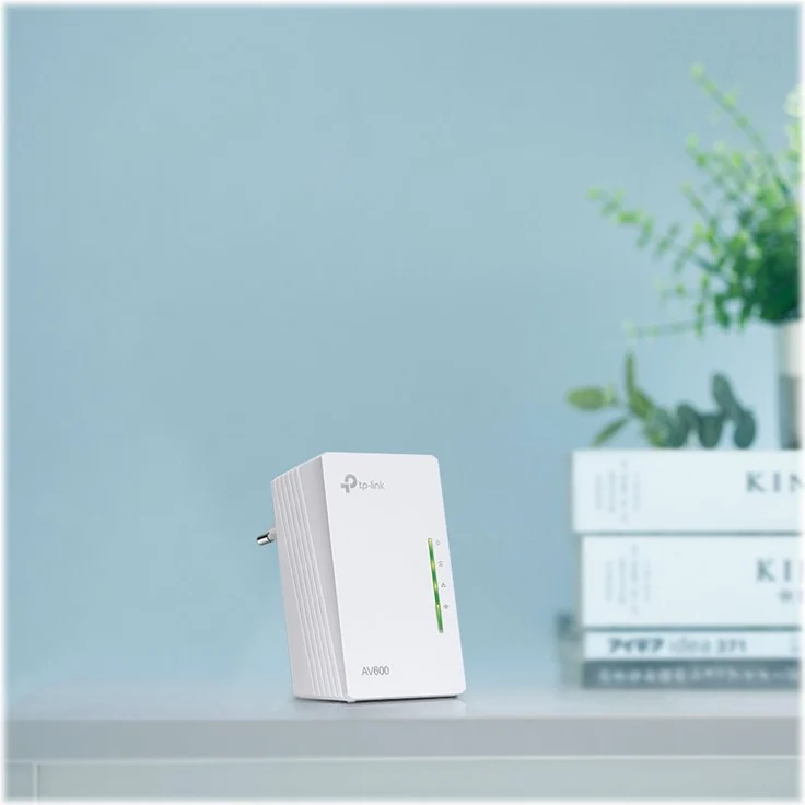 TP-Link TL-WPA4220 AV600 WLAN N300 WiFi Powerline (max. 600Mbit-s Powerline, max. 300Mbit-s WLAN 2,4GHz, Plug & Play, kompatibel zu allen Powerline Adaptern, 1-Teilig) weiß – Bild 8