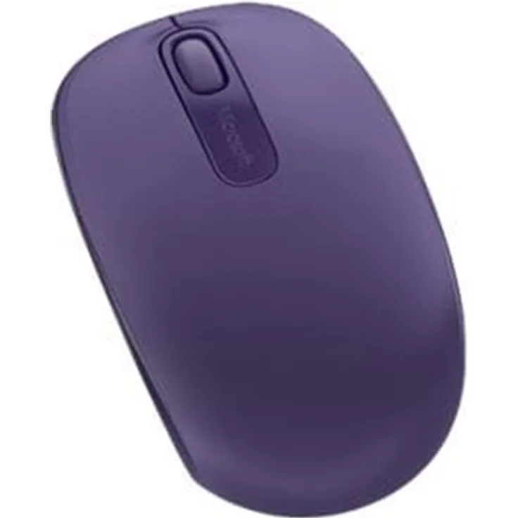 Microsoft Wireless Mobile Mouse 1850 (Maus, lila, kabellos, für Rechts- und Linkshänder geeignet)