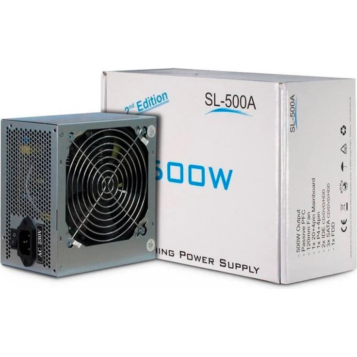 Inter-Tech SL500 500 Watt Netzteil 120mm Lüfter – Bild 2