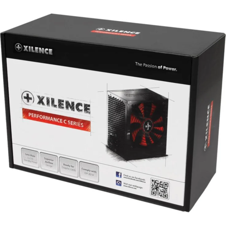 Xilence Performance C Serie | PC Netzteil | XN044 | 600 Watt | Peak Power | rot-schwarz – Bild 4