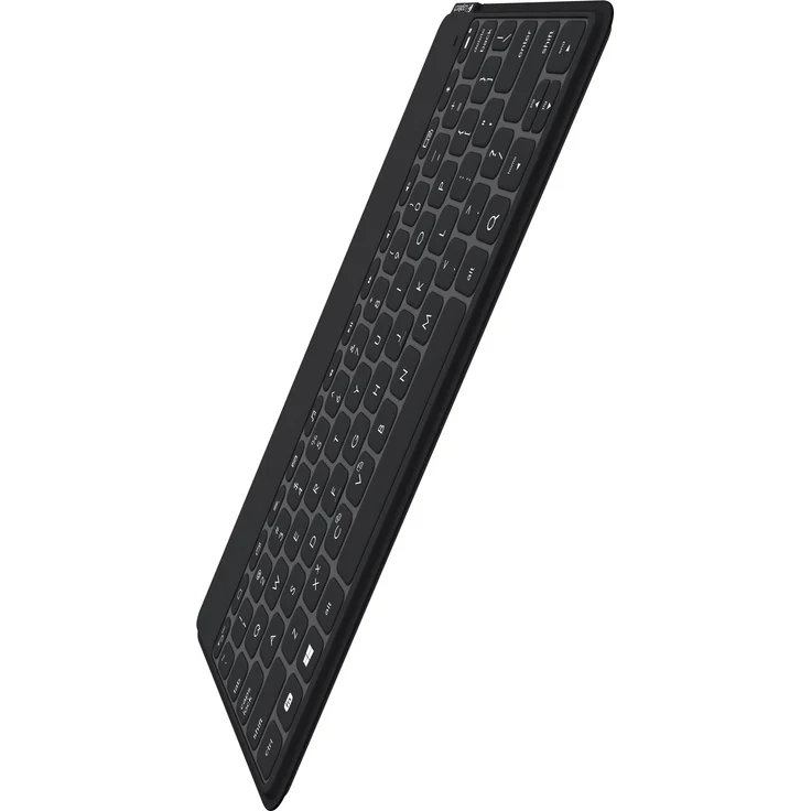 Logitech Keys-to-Go Kabellose Tablet-Tastatur, Bluetooth, iOS-Sondertasten, Ultraleicht & Geräuschlos, 3-Monate Akkulaufzeit, Fürs Tablet und Smartphone, Italienisches QWERTY-Layout - schwarz – Bild 4