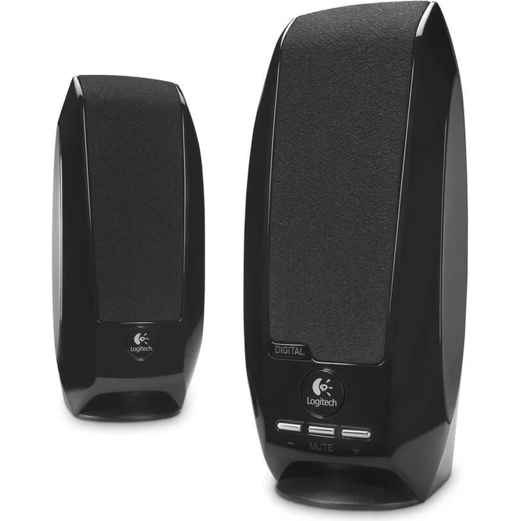 Logitech S150 2.0 PC-Lautsprecher-System, EU Stecker - Schwarz (980-000029) – Bild 2
