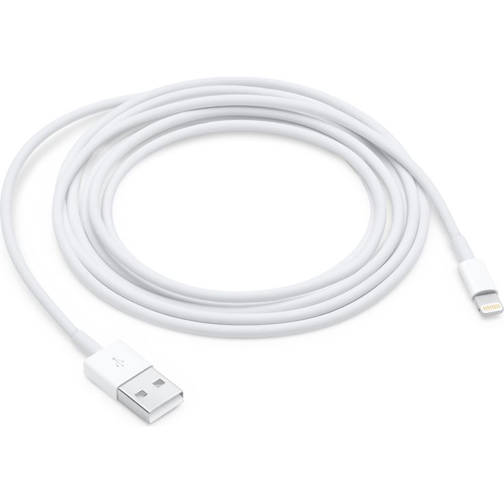 Apple MD819ZM/A Lightning auf USB Kabel, Ladekabel/Datenkabel, 2 m, weiß – Bild 3